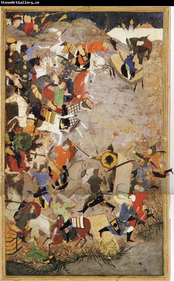 Sharafuddin Yazdi Fighting on the Banks of the Oxus